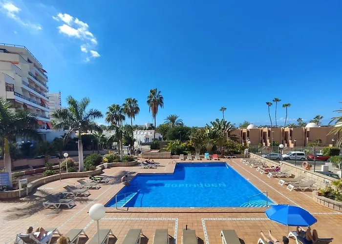 Estudio Borinquen Near The With Pool * Costa Adeje (Tenerife)