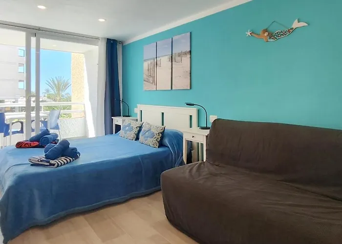 Estudio Borinquen Near The With Pool * Costa Adeje (Tenerife)