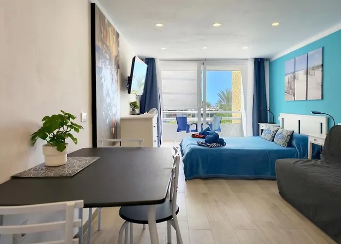 Lejlighed Estudio Borinquen Near The With Pool Costa Adeje (Tenerife)